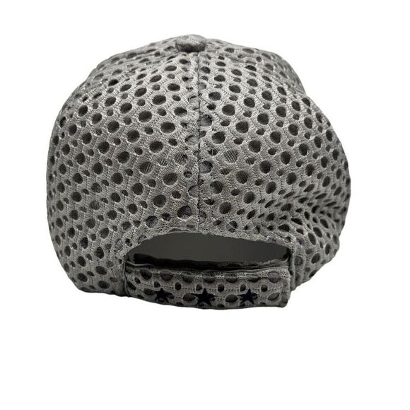 USA Headwear Dallas Star Cap Hat Gray Silver Blue - Picture 7 of 7